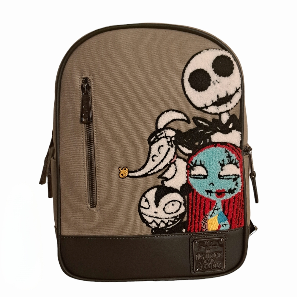 Loungefly Disney Nightmare Before Christmas Chenille Mini Backpack